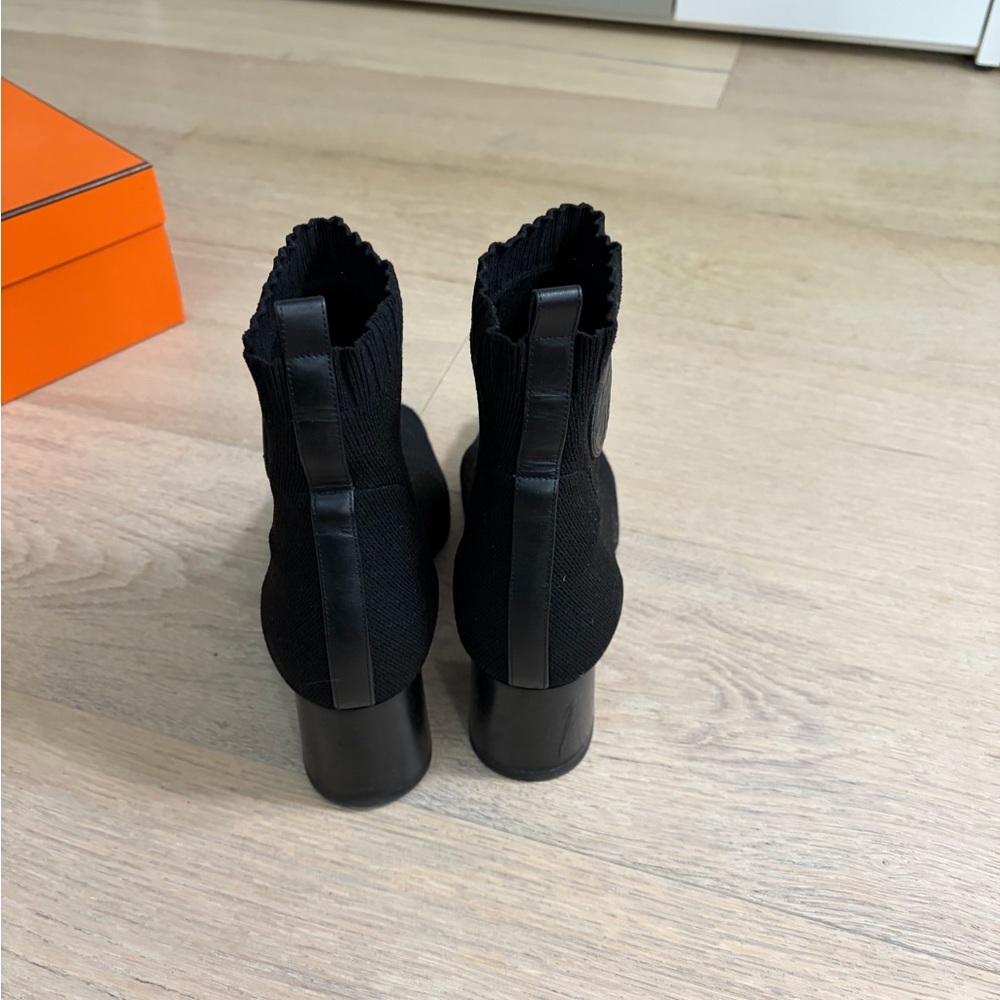 Hermes Black Volver 60 Ankle Boots - Picture 5 of 7